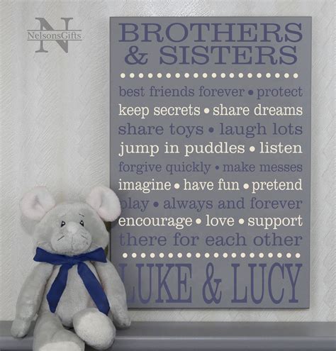 Twin Baby T Personalized Name Brothers And Sisters Twins Etsy