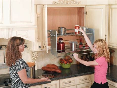 Wall Cabinet Pull Down Shelving System Pull Out Kitchen Storage