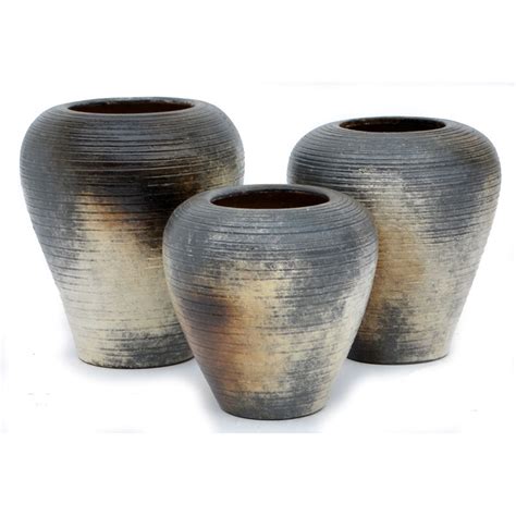 Western Pottery And Vases Grey Vases Vase Set Vase
