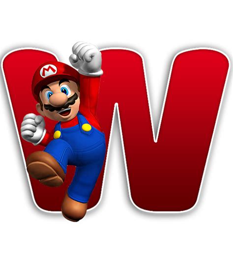 Blindada Por Deus Alfabeto Decorativo Mario Bross Png Super Mario
