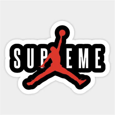 Supreme Jordan Tshirt Supreme Jordan Sticker Teepublic