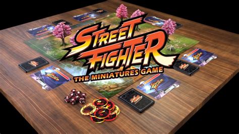 Street Fighter Board Game Mixes Punching Kicking Figures And Cards