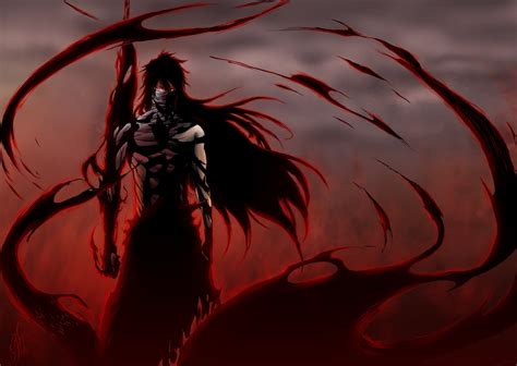 Anime Series Bleach Kurosaki Ichigo Cool Character Long Black Hair Dark