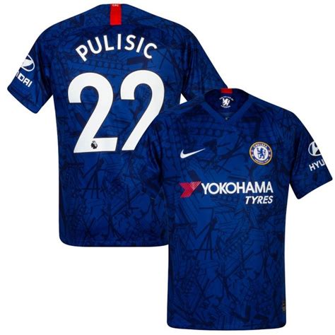 Shop the new chelsea jersey, shirts and apparel at our chelsea fc store. Nike Chelsea Home Pulisic 22 Jersey 2019-2020 (Official ...
