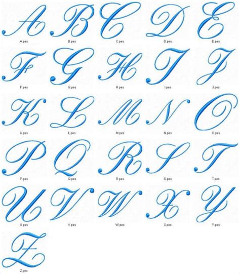 9 Fancy Cursive Letters  Vector Eps Ai Illustrator