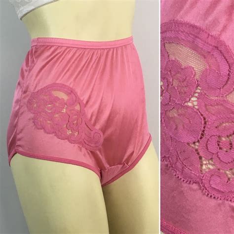 nylon panties vintage pink gem