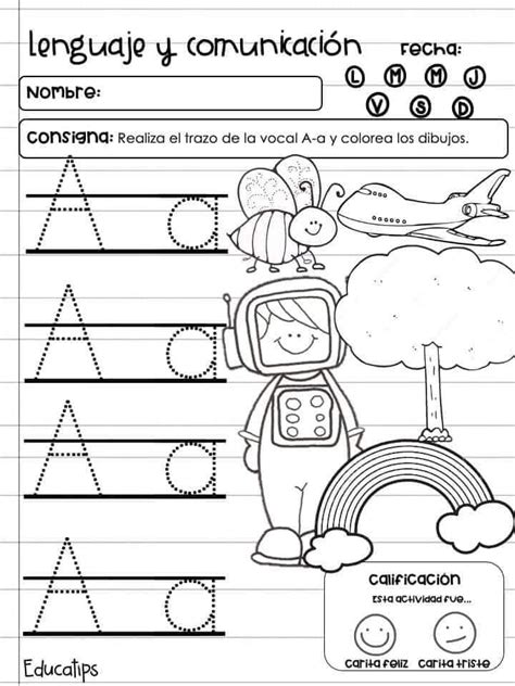 Mi Librito De Tareas Preescolar Imagenes Educativas