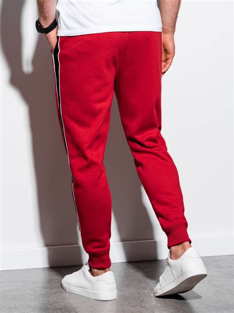 Mens Sweatpants P898 Red Modone Wholesale Clothing For Men