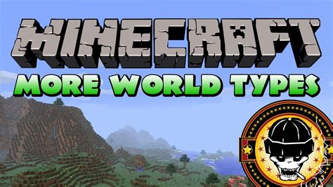 Minecraft Mod More World Types Skylands Caves Melontopia Youtube