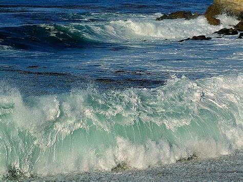 Free Picture Waves Beaches Ocean Foam