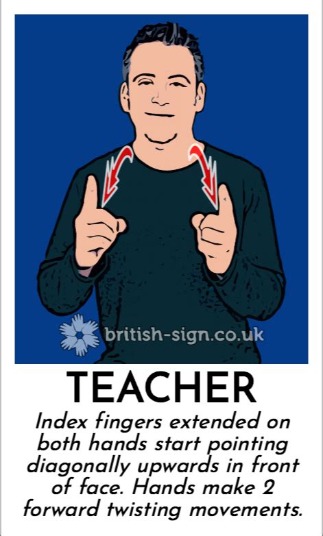 Teacher In British Sign Language Bsl