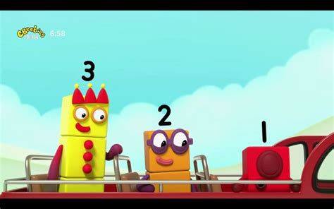 An Animated Game With Numbers And Characters On It