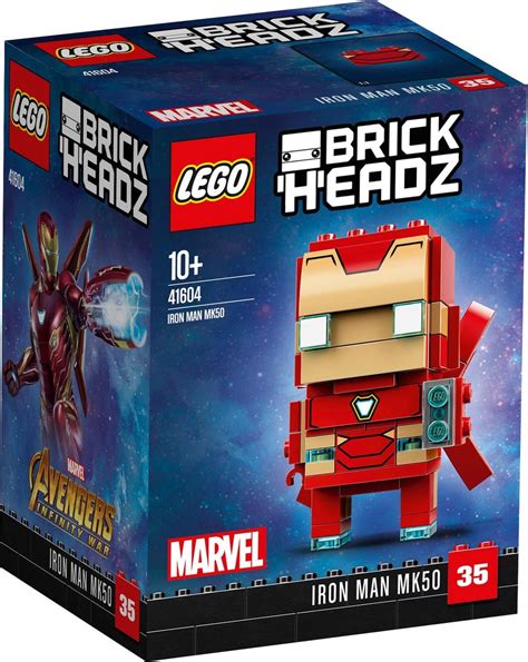 Lego Brickheadz Marvel Avengers Iron Man Mk50 41604