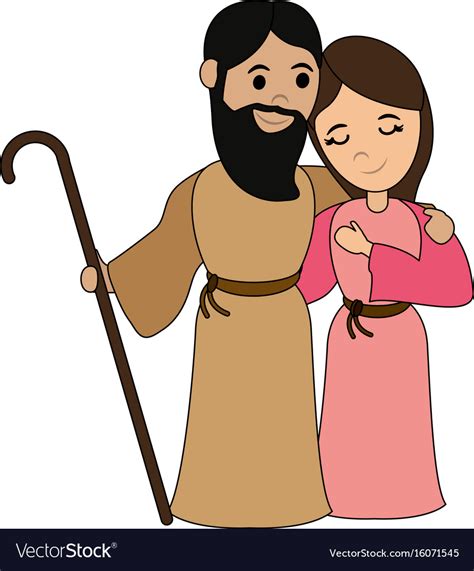 Joseph And Mary Cartoon Images