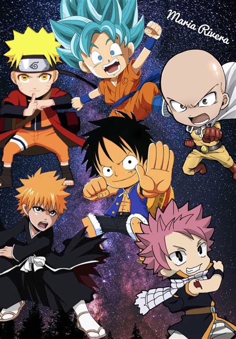 Anime ️ Dragón Ball Super Naruto One Punch Man One Piece Bleach