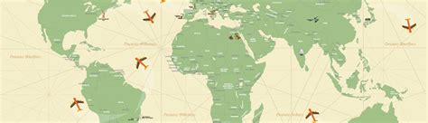 Mapa Mundi Para Marcar Viagens Lugares Visitados Com ícones