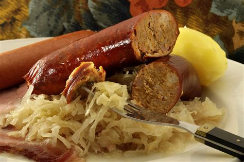 German Sauerkraut Sausage