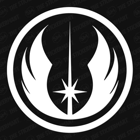 Star Wars Jedi Order Symbol Vinyl Decal Star Wars Tattoo Star Wars