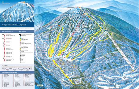 2002 03 Sugarloaf Trail Map New England Ski Map Database