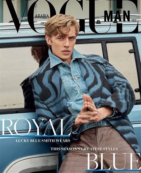 Lucky Blue Smith Digital Cover Star Of Vogue Man Arabia Fallwinter