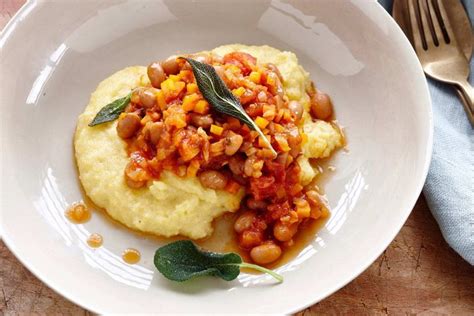 Save and organize all you recipes! Bean hotpot with polenta