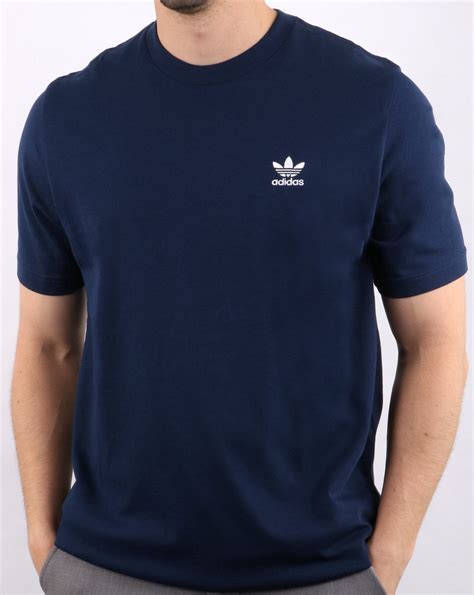Adidas Originals Essential T Shirt Navy | 80s Casual Classics