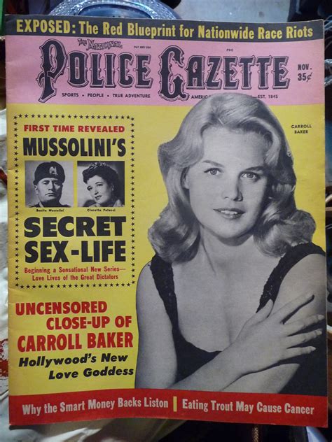 Police Gazette Magazine Dec 64 Vol Clxix 169 Novembe Flickr