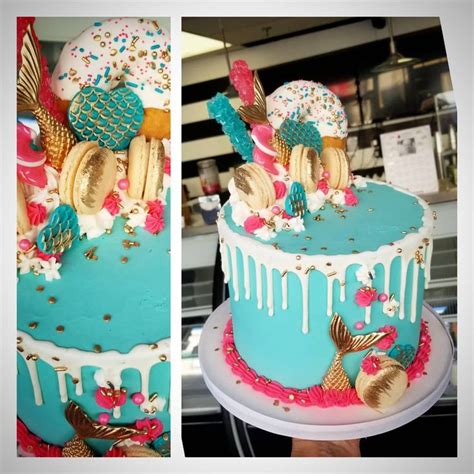 Blue Sheep Bake Shop Buttercream Cake Bake Shop Mermaid Cakes