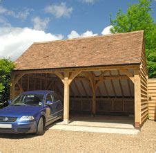 Our garage log store with one enclosed bay partition wall. Contact Us 01435 408030 | Oak Frame Buildings & Garages ...