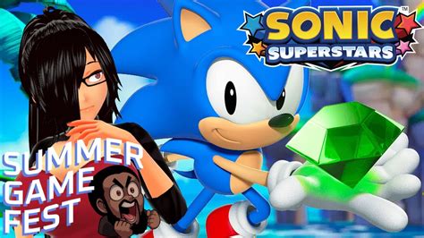 『michaela Reacts』sonic Superstars Trailer Summer Game Fest 2023 Youtube