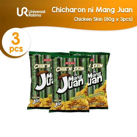 Chikn Skin Ni Mang Juan 70g Pack Of 3 Shopee Philippines