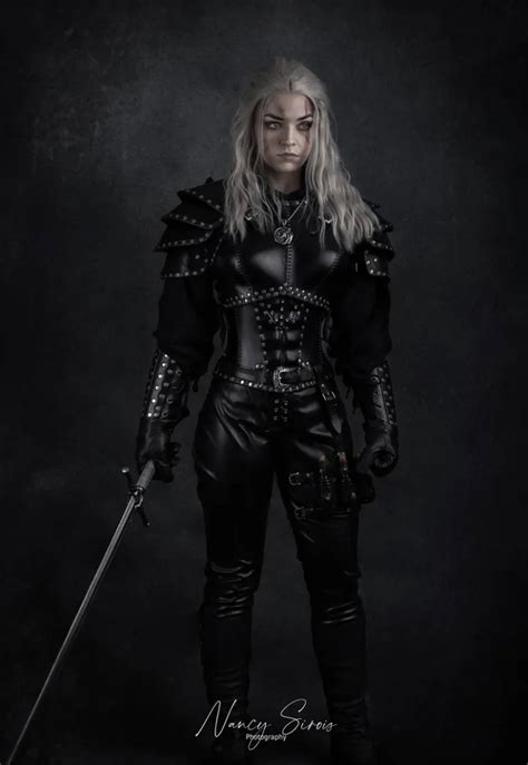 Female Geralt Cosplay From The Witcher Cosplay Female The Witcher