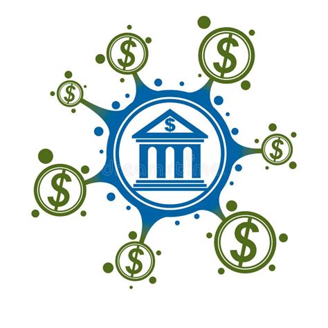 Banking Conceptual Logo Unique Vector Symbol Banking System Stock