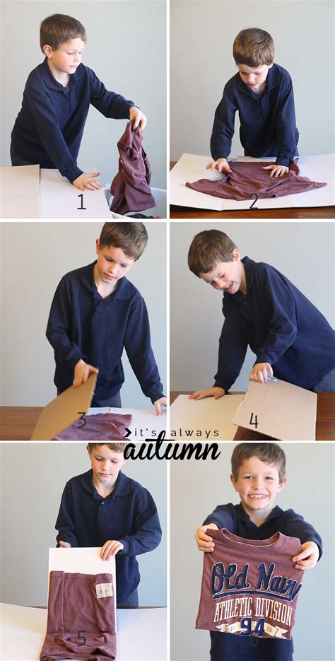 Format the resolution by putting the date and resolution number at the top. teach kids to fold laundry with this simple hack! - It's ...