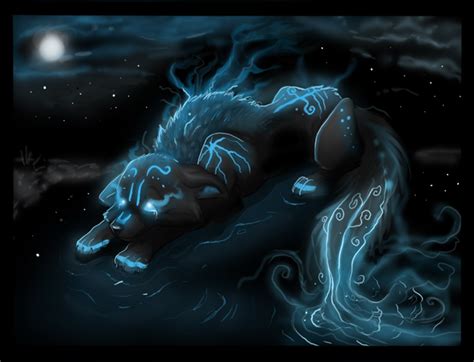 Fantasy Wolf By Kyuubreon Anime Wolf