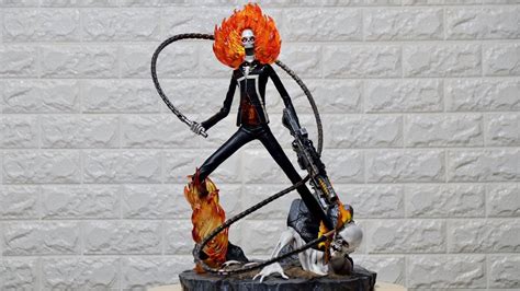 Unboxing And Assembly One Piece Resin Statue Brook X Ghost Rider By