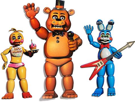 Five Nights At Freddys Character Cutouts Freddy 20 Bonnie 15