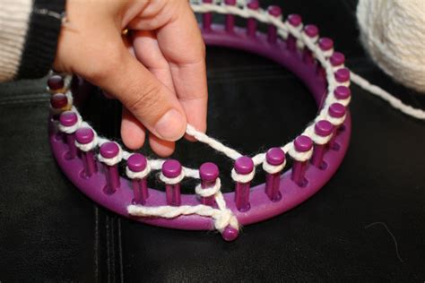 I'd like to make a matching one for my daughter. Loom knit hat for beginners