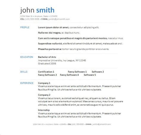 If you apply for the position of graphic designer, it's no big deal for you to download a visually appealing resume template in photoshop or illustrator, add your content, and send it to recruiters. 34+ Microsoft Resume Templates - DOC, PDF | Free & Premium Templates
