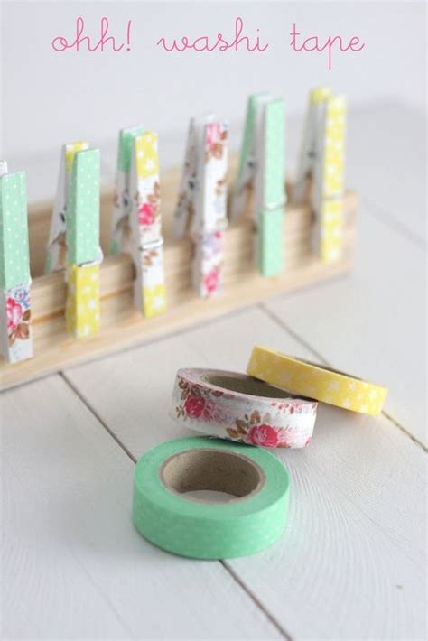 20 Washi Tape Projects And Crafts Diy Inspiration Picklee