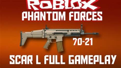 With cards such as the whole night march crew. Video - ROBLOX Phantom Forces - SCAR-L Full Gameplay (70 ...