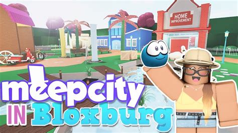 I Made Meep City In Bloxburg Then I Tried To Roleplay Youtube