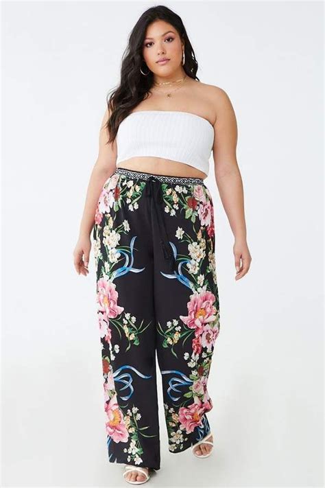 Gorgeous Plus Size Palazzo Pants Forever 21 A Pair Of Textured