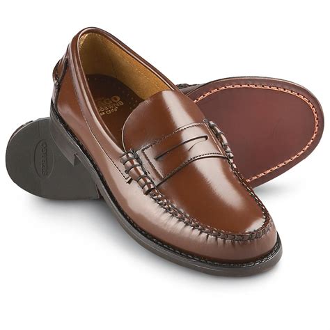Mens Sebago Classic Penny Loafer Whiskey 188597 Dress Shoes At