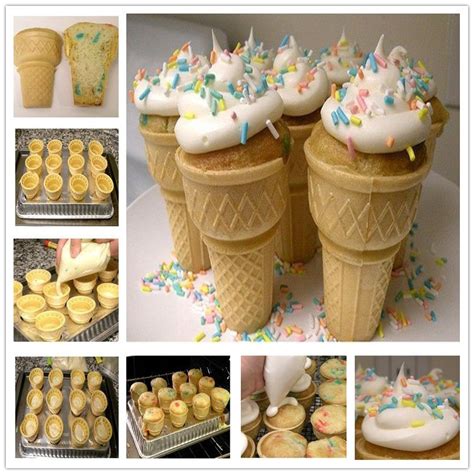 It's a set of instructions. DIY Ice Cream Cone Cupcakes