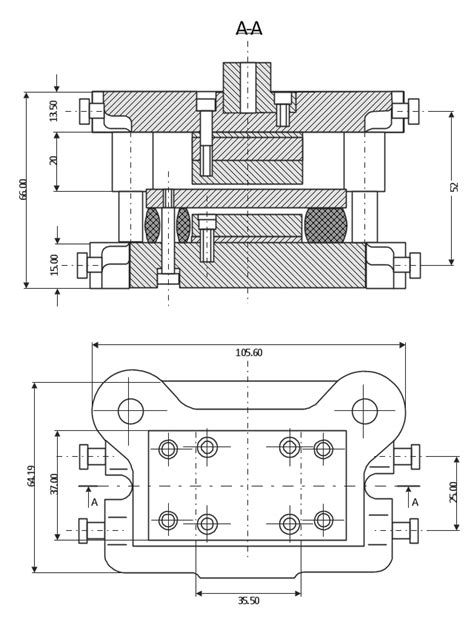 Technical Drawing Machine Parts Assembling Computer And Networks