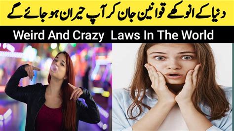 Most Weird Laws Around The World That Still Exist World Crazy Laws Vlogs With Maila Ruba