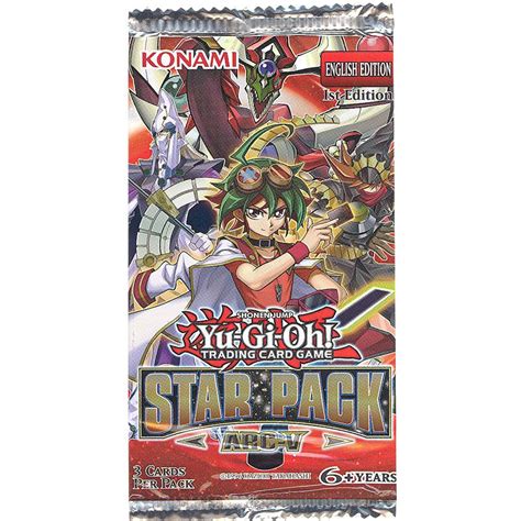 Star Pack Arc V 1st Edition Booster Pack Yu Gi Oh Products Yu Gi