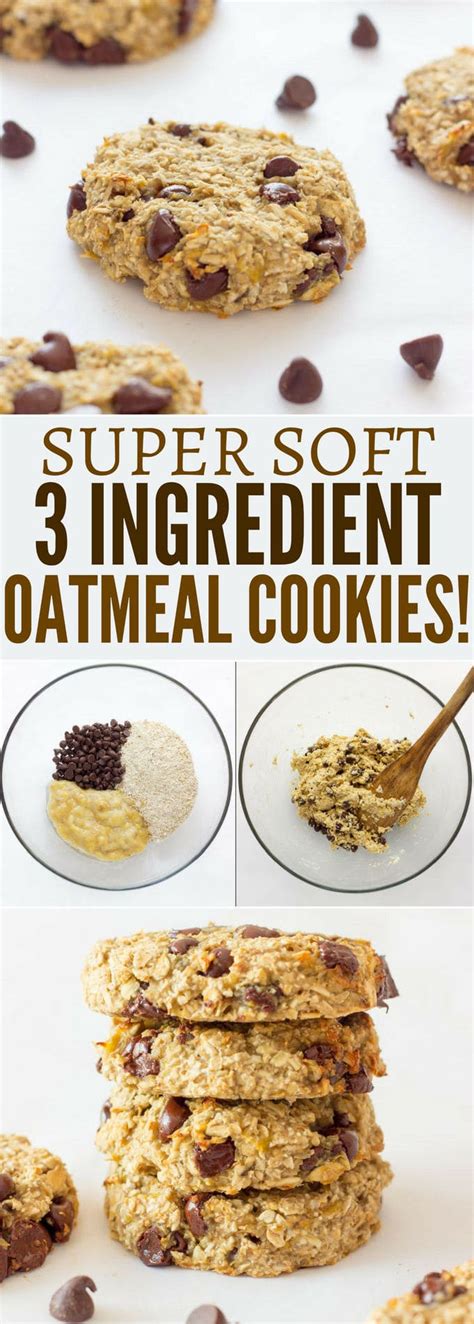 Mash the bananas in a bowl. 3 Ingredient Banana Oatmeal Cookies - One Clever Chef