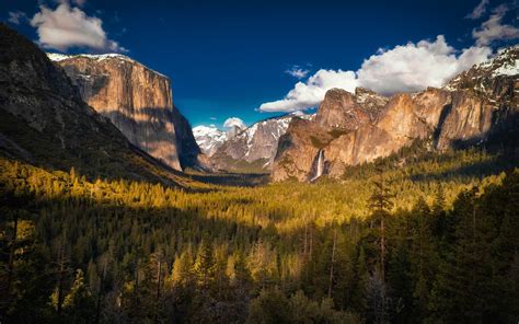 landscape, Mountains, Forest, Yosemite National Park, Yosemite Valley ...